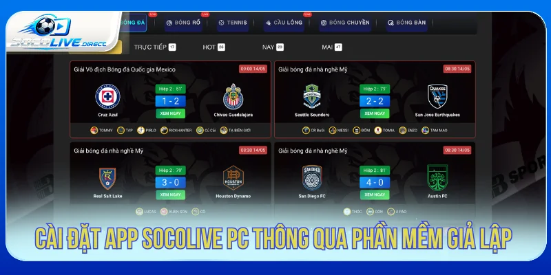 Cách cài đặt Socolive App PC chi tiết